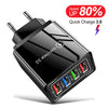 20W, 4 USB Ports Wall Socket Charger