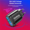 18W, 4 USB Port Wall Socket Charger